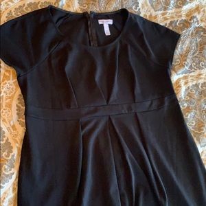 Black maternity dress